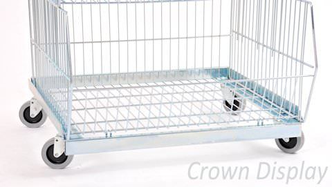 Stacking Basket Stand with Castors
